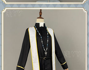 Anime VTuber Kanae nijisanji Uniform Any Size Cosplay Costume Priest Costume With Necklace