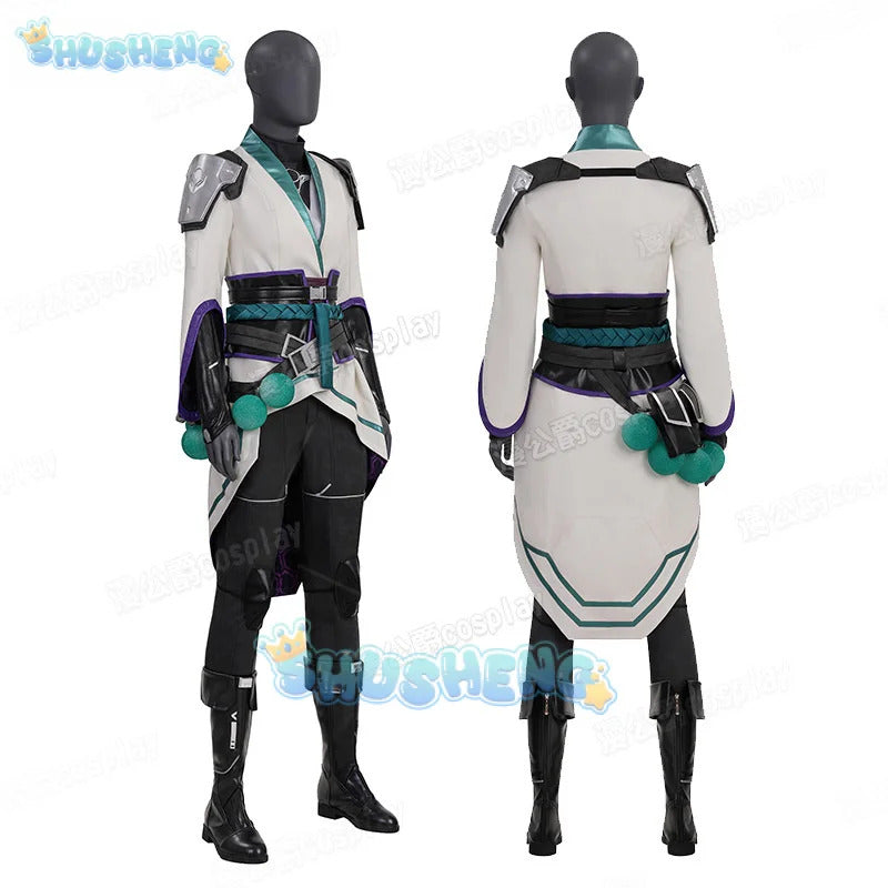 Sage Cosplay Costume Game Valorant Uniform Halloween Carnival Party Christmas Play Role Clothes Clothing for Women