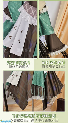 Anime Game Character Arknights Viviana Durin Cosplay Costume Full Set From Ognisko Official Outfit Halloween Party Dress Impact