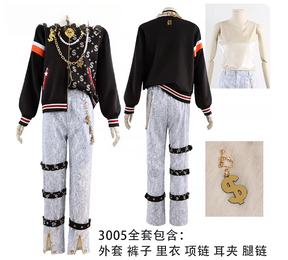 Shusheng-R Ensemble Stars Amagi Hiiro/Amagi Rinne Cosplay Costume Full Set Uniform Props Accessories Halloween Carnival Party