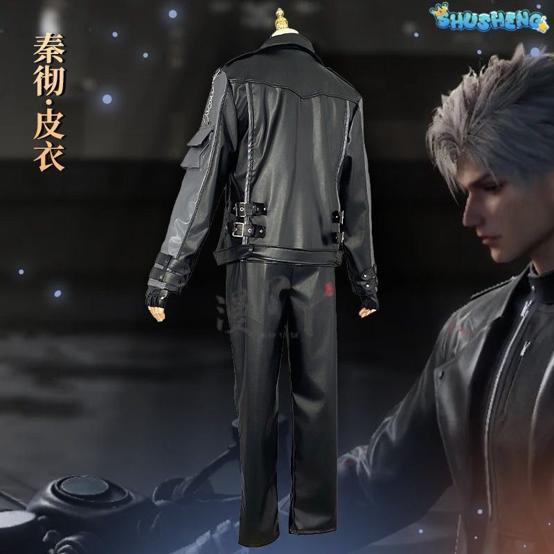 Game Love And Deepspace Leather Sylus Cosplay Costume Cos Qinche Sylus Party Uniform Women Men Hallowen Play Role Clothes