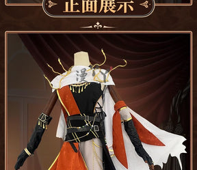 Identity V Naib Subedar Cosplay Costume Mercenary Cos Handsome Fashion Uniforms Activity Party Role Play Clothing Game