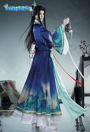 New Game skin Cosplay Series:Identity V Wu Chang (Xie Bian/Fan Wujiu) - Verdant Realms Unfurled Cosplay Costume full set Shushengcos S-XL