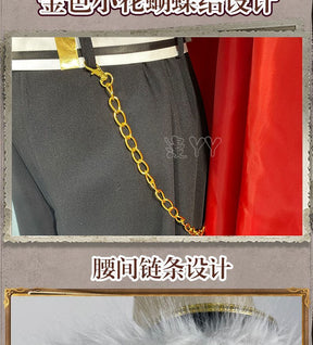 VTuber NIJISANJI Virtual YouTuber Kuzuha Cosplay Costume Black Evening Dress Cloak Wig Man Woman Carnival Masked Ball Suit