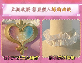 Hoshimiya Ichigo Cosplay Anime Aikatsu!Costume Sweet Lolita with Wings for Hallowmas Christmas Role Play Women