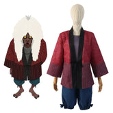 Anime DAN DA DAN Hashaka Baba Cosplay Highway Baba Costume Halloween Party New Coat Pants Set Men Women Casual Uniform S-XXL