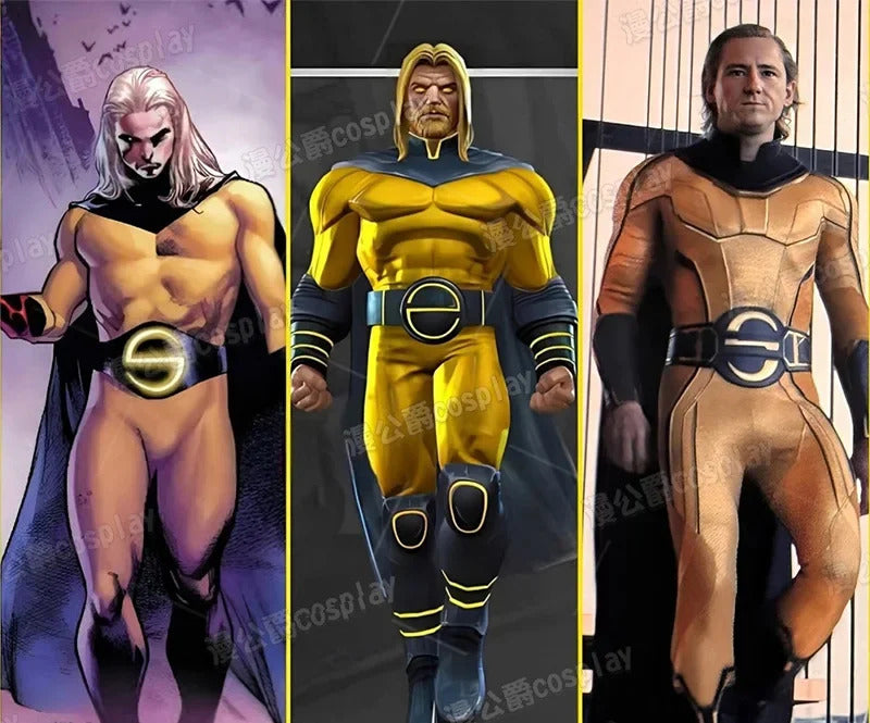 Movie Thunderbolts Sentry Cosplay Costume Uniform Halloween Carnival Party Christmas Play Role Clothes Clothing for Men