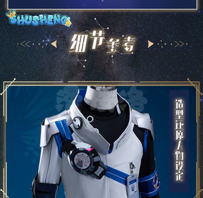 Arlan Honkai Star Rail Cosplay Costume Wig Game Uniform Herta Space Station Security Department Peppy Props Halloween Party Men