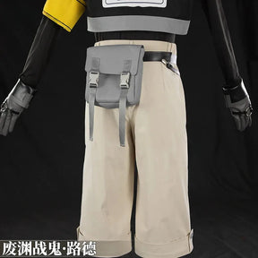 Anime Gachiakuta Rudo Surebrec Cosplay Costume Uniform Hoodie Gloves Akuta Cleaners Halloween Party Women Men Carnival