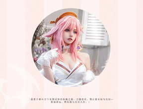 Genshin Impact Yae Miko Dress Flower Marriage Cosplay Costume Cos Game Anime Party Uniform Hallowen Play Role Clothes Clothing