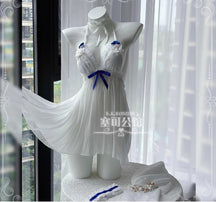Game Azur Lane Shinano Cosplay Costume Halloween party women sexy white dress accessories prop set beach vacation swimsuit