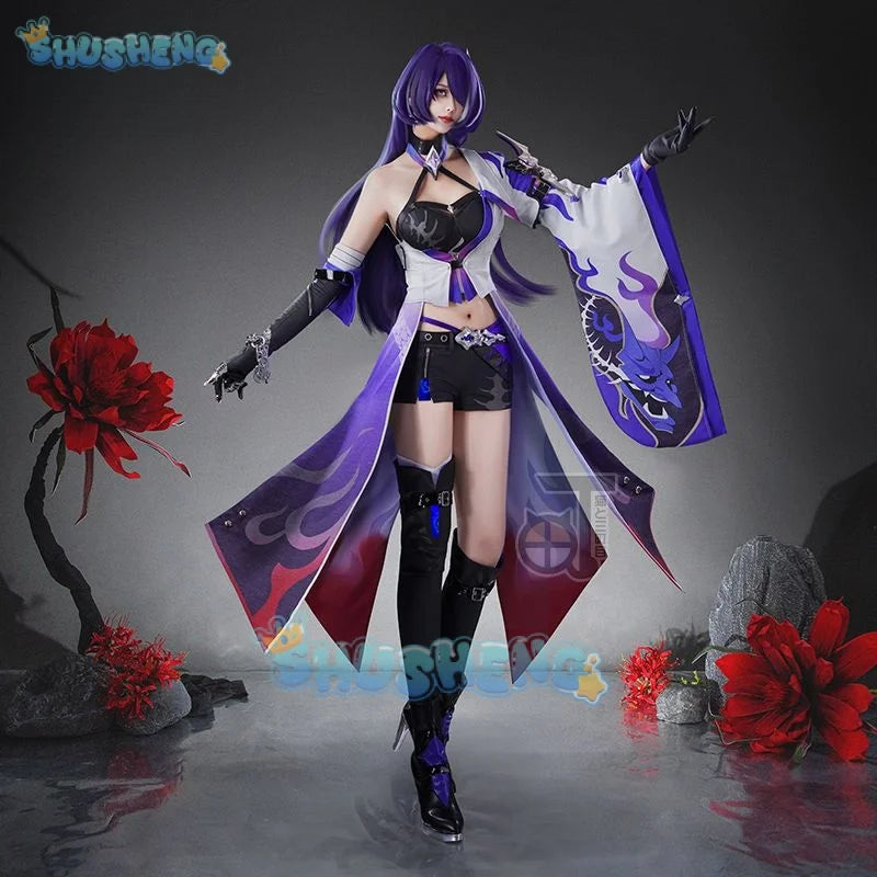 Honkai: Star Rail Acheron Cosplay Costume Anime Women Cos Full Set