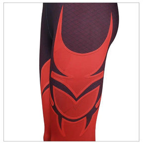 Game Rivals Scarlet Cosplay Witch Costume Emporium Matron Red Top Skirt Outfit Full Set Halloween Scarlet Fantasia Costumes