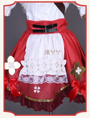 Klee Blossoming Starlight Cosplay Genshin Impact Klee New Skin Cosplay Wig Halloween Party Outfits for Girls