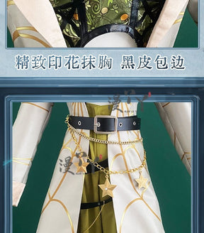 Games Identity V Demi Bourbon Cosplay Costume Barmaid Proofreader Uniform Halloween Carnival Party Christmas Play Role Clothing