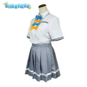 Anime Makeine Too Many Losing Heroines Anna Yanami Cosplay Costume Chika Komari JK Skirt Lemon Yakishio Halloween for Women