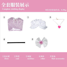 ‌Anime Shugo Chara Tsukiyomi Utau Cosplay Costume Clothes Wig Shoes Uniform Cosplay Lolita style Halloween Party Woman Koakuma