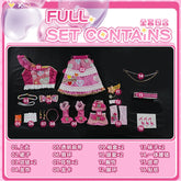 Anime Aikatsu ！Otoshiro Noeru Hoshimiya Ichigo Cosplay constellation Costume Girl Sweet Lolita Dress Wing Prop Halloween Uniform