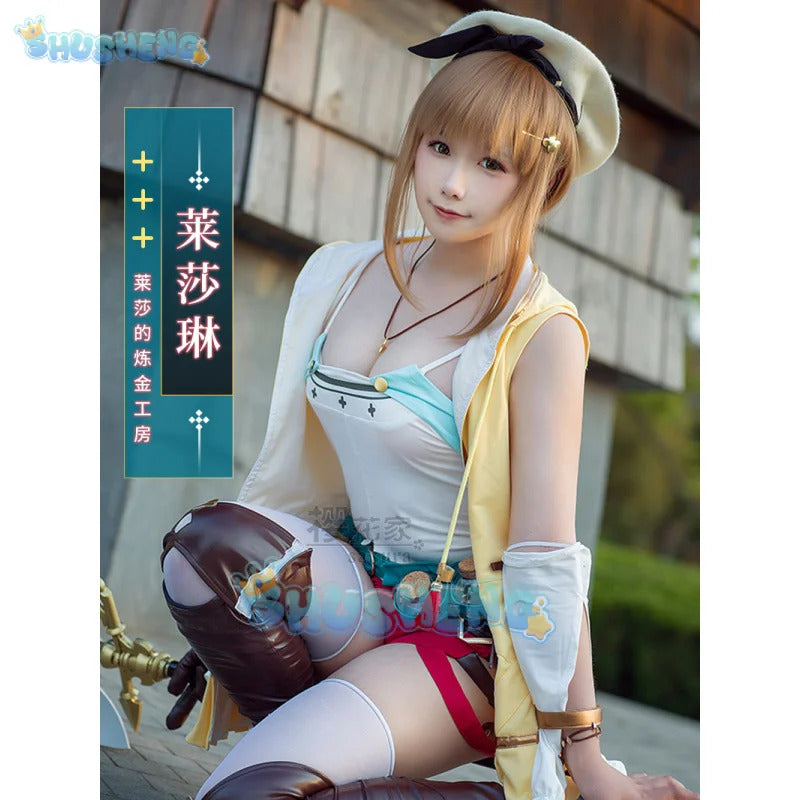 Game Atelier Ryza: Ever Darkness & the Secret Hideout Reisalin Stout Cosplay Costume Uniform Halloween Carnival Party Clothing