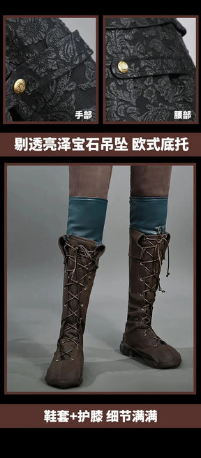 Game Bloodborne Lady Maria of the Astral Clocktower Cosplay Costume Uniform Halloween Carnival Party Christmas Play Role Clothes