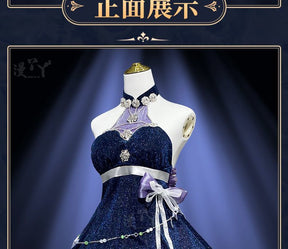 Ayanami Rei Purple Sexy Dress Cosplay Anime NIKKE：The Goddess of Victory Costume Prop Dress Woman Halloween Customized