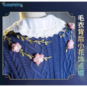 Shusheng-N Identity Ⅴ Helena Adams The Mind's Eye Cosplay Costume Sweater jacket dress props wig accessories set Halloween sweet uniform