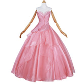 Anime movie magic witch Elphaba Glinda cosplay wicked uniform dress pink black lolita dress wigs hat Halloween party Shusheng