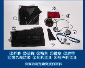 Yuuki Makoto Cosplay Costume Game Persona 3 High School Uniform Suits for Handsome Men Christmas Carnival Dress Party Shusheng