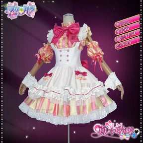 Anime Manaka Laala Pripara Cosplay Costume New Sweet Lolita Dress Wig Accessories Props Uniform Men and Women Cute Maid Set