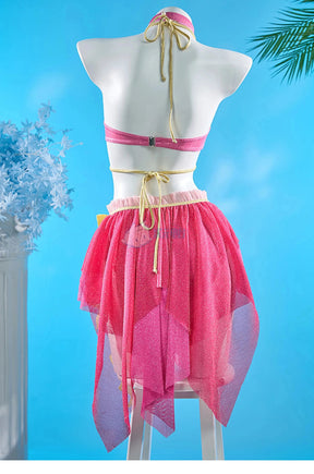 Movie Musa Cosplay Costume Halloween party sexy dress accessories prop wing set women beach sexy swimsuit uniform