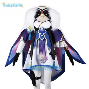 Honkai: Star Rail Baiheng Women Cosplay Costume Cos Game Anime Party Uniform Hallowen Play Role Clothes Clothing Dress