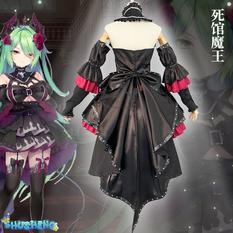 Game Dead and Bloomed in the Mansion Devil Cosplay Costume Lolita Dress Halloween Carnival Uniform Anime Clothing Party Suit