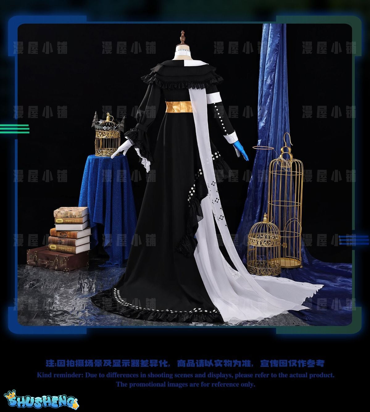 Game Arknights Phantom Music Mostima Cosplay Costume Vintage Evening Dress Long Dress Anime Disguise for Adult
