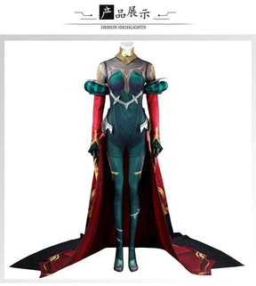 League of Legends LOL Mel Cosplay the Soul's Reflection Costume Halloween Carnival Women jumpsuit cloak wig prop set new uniform