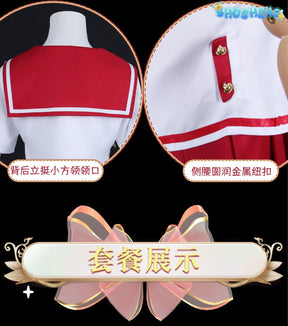 Charlotte Nao Tomori Nao Cosplay Anime Costume Wig Women JK School Uniform Outfit Charlotte Cos Wig Halloween Party Sailor Suit