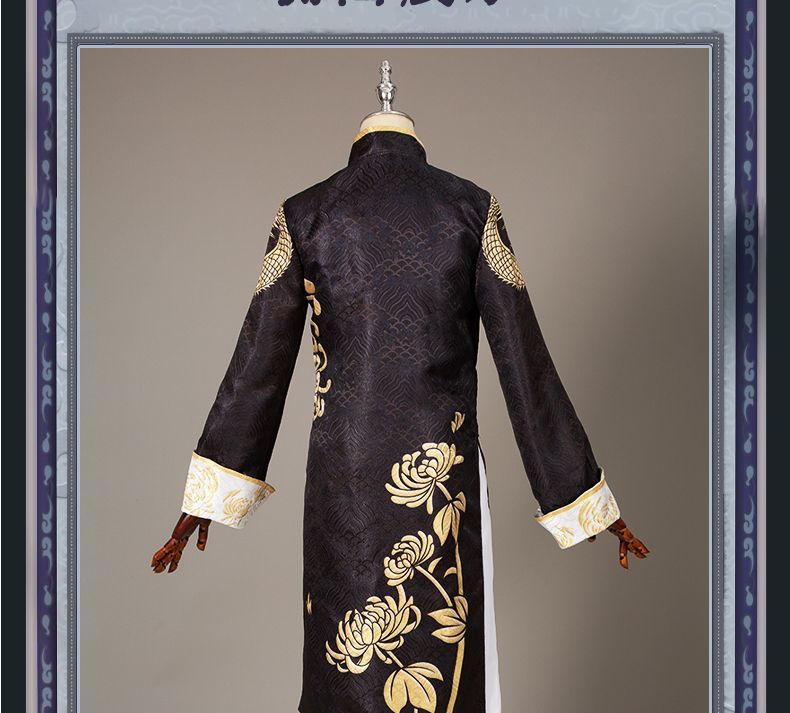 Game Identity V Cosplay White/Black Guard Cosplay Costume Chinese Wu Chang Uniform Party Role Play Clothing for Women Man