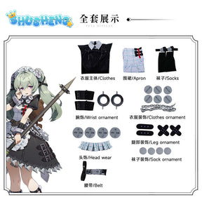 Zenless Zone Zero Corin Wickes Cosplay Costume Uniform Wig Anime Halloween Party Costumes Masquerade Women Game