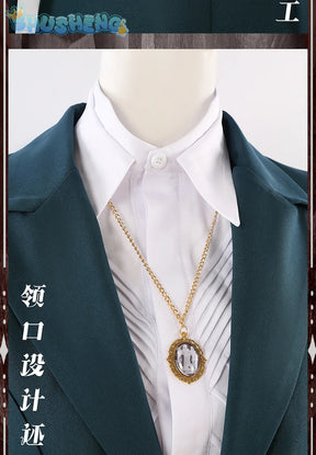Agatha Harkness Cosplay Prof. Emeritus Harkness Costume Movie coat shirt pants necklace carnival party men women suit uniform