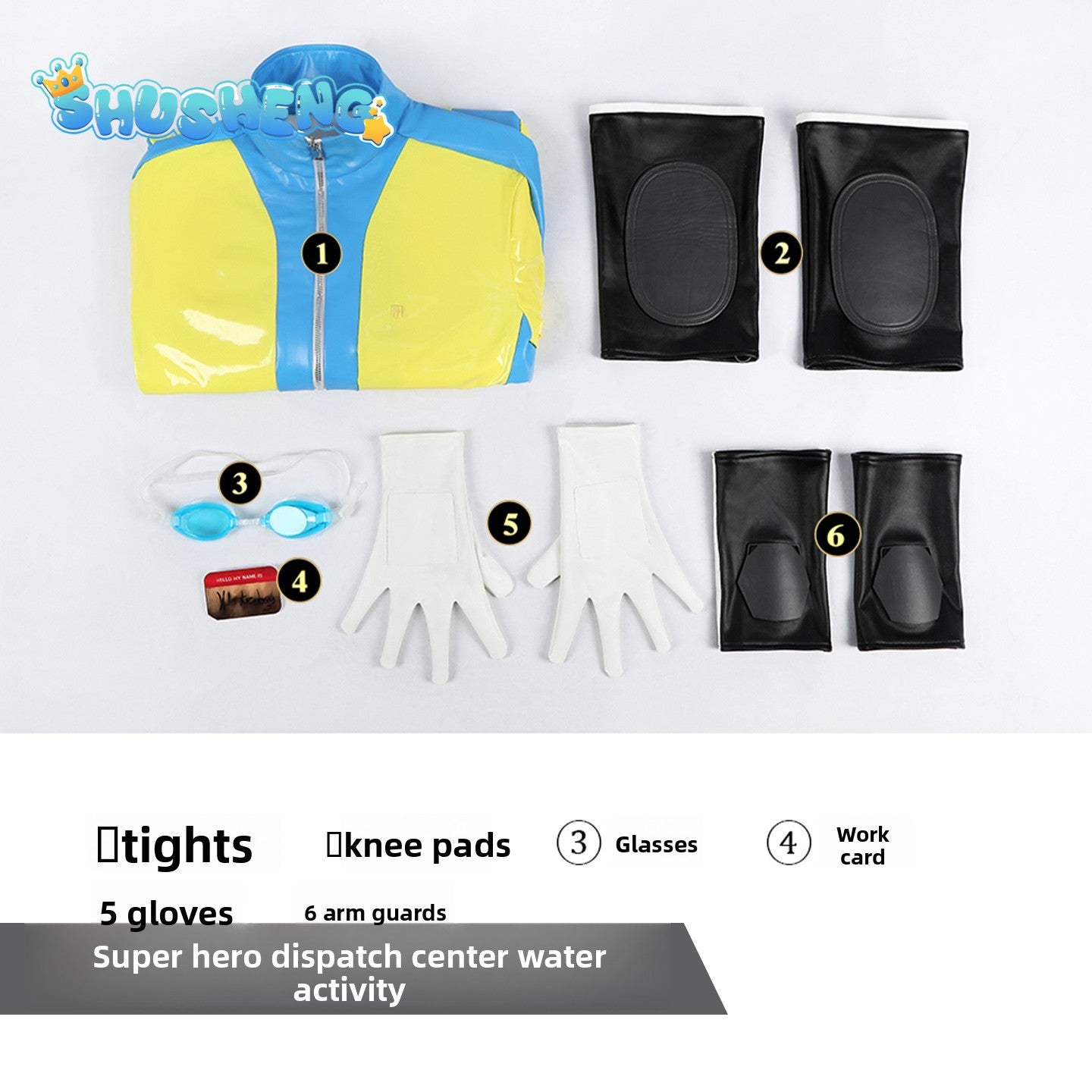 Game Cosplay Series: Dispatch Waterboy Superhero cosplay bodysuit High quality Costume full set XXS-XXXL Shushengcos