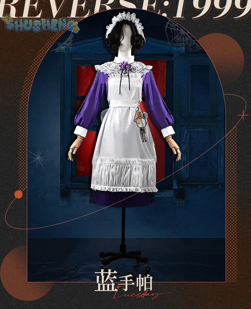 Tuesday Christine game reverse: 1999 cosplay costume sweet sexy dresses and accessories props for men women Halloween party set
