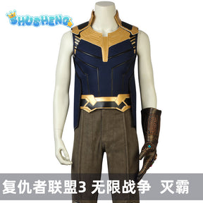 Adult Thanos Costume Avengers Infinity War Super Villain Child Halloween Fancy Dress Carnival Party Cosplay Costume