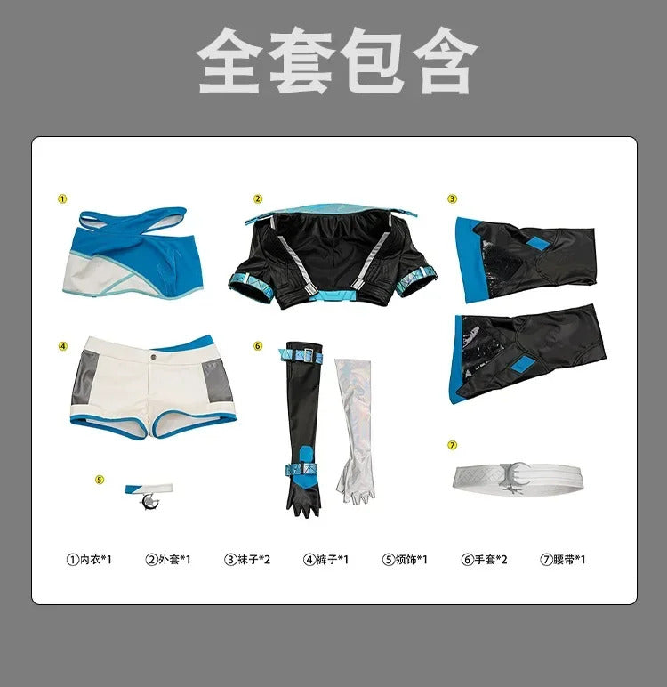Luna Snow Cosplay Costume Seol Hee Uniform Halloween Carnival Party Christmas Play Role Clothes Clothing for Women
