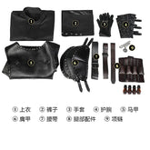 Witcher 3:Wild Huntc Geralt Cosplay Geralt Costume Handsome leather men set accessories props complete Halloween party uniform