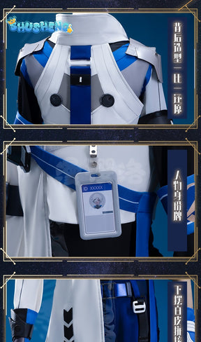 Arlan Honkai Star Rail Cosplay Costume Wig Game Uniform Herta Space Station Security Department Peppy Props Halloween Party Men