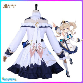 Barbara Cosplay Genshin Impact Costume Adult Carnival Uniform Anime Halloween Party Costumes Masquerade Women Game