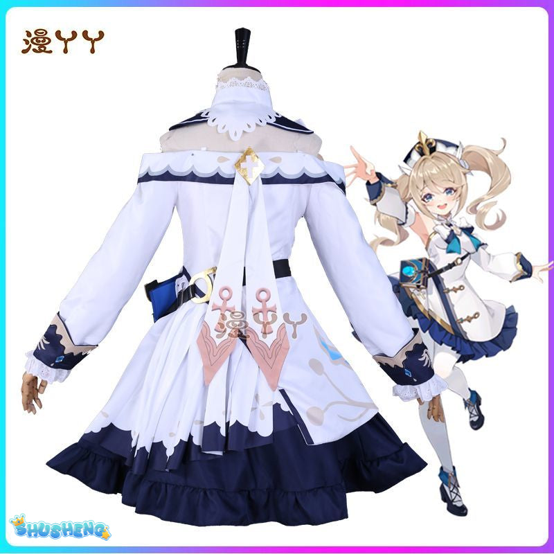 Barbara Cosplay Genshin Impact Costume Adult Carnival Uniform Anime Halloween Party Costumes Masquerade Women Game