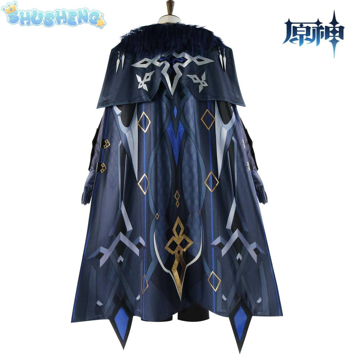 Genshin Impact Il Capitano The Captain Cosplay Costume Cloak Uniform Mask Eleven Fatui Harbingers Natlan Halloween for Women Men