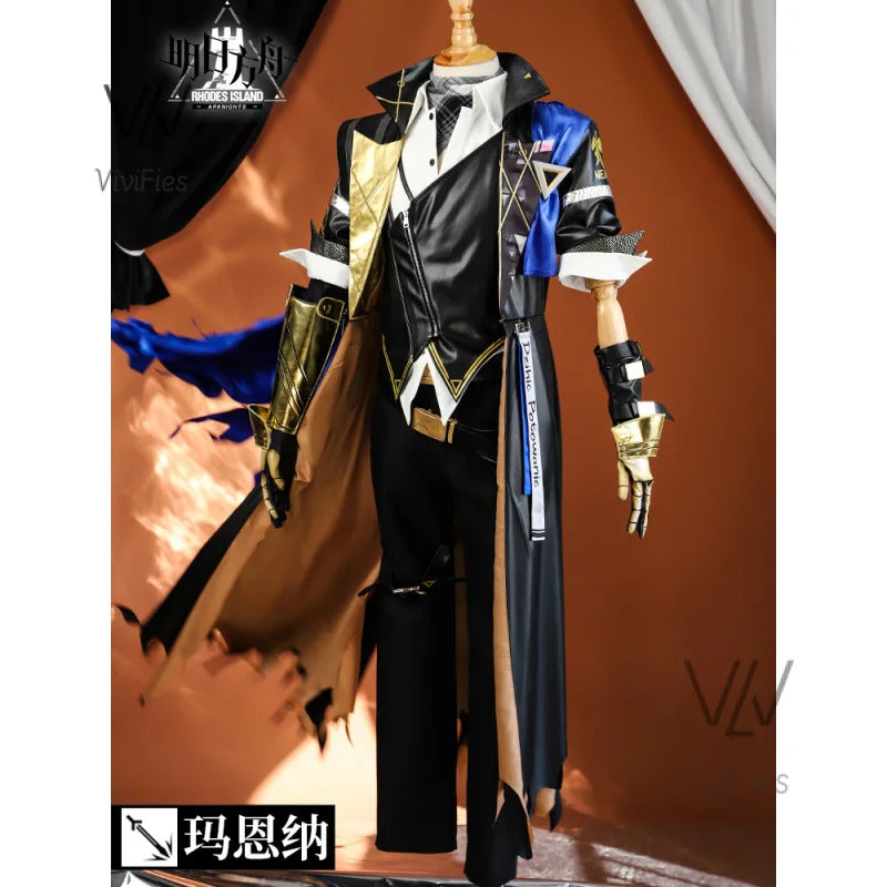 Młynar Nearl Cosplay Costume Arknights Game Suit Mlynar Uniform Halloween Carnival Party Outfit Men XS-3XL New