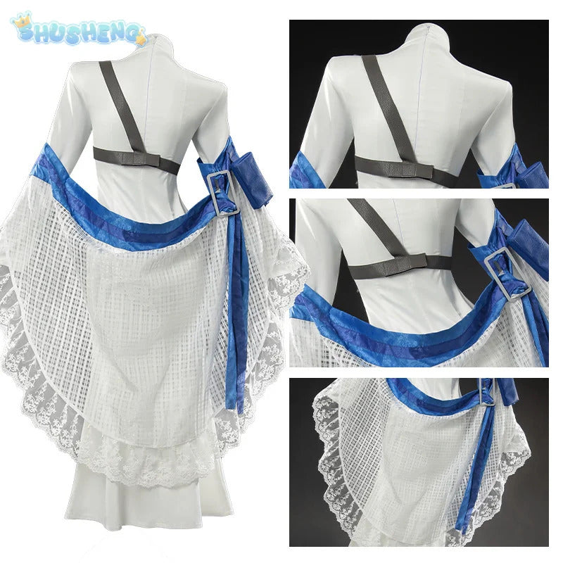 NIKKE：The Goddess of Victory Arkana Cosplay Costume Dress shawl shoulder strap ring prop set Halloween new elegant Woman uniform