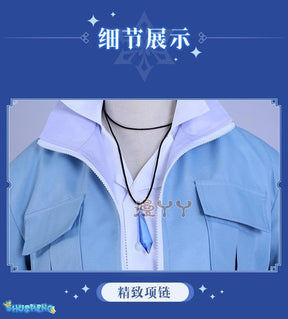 Eiden Cosplay Nu: Carnival Cosplay Costume with Necklace Custom Size Game Nu: Carnival Eiden Cosplay Nu Carnival Halloween